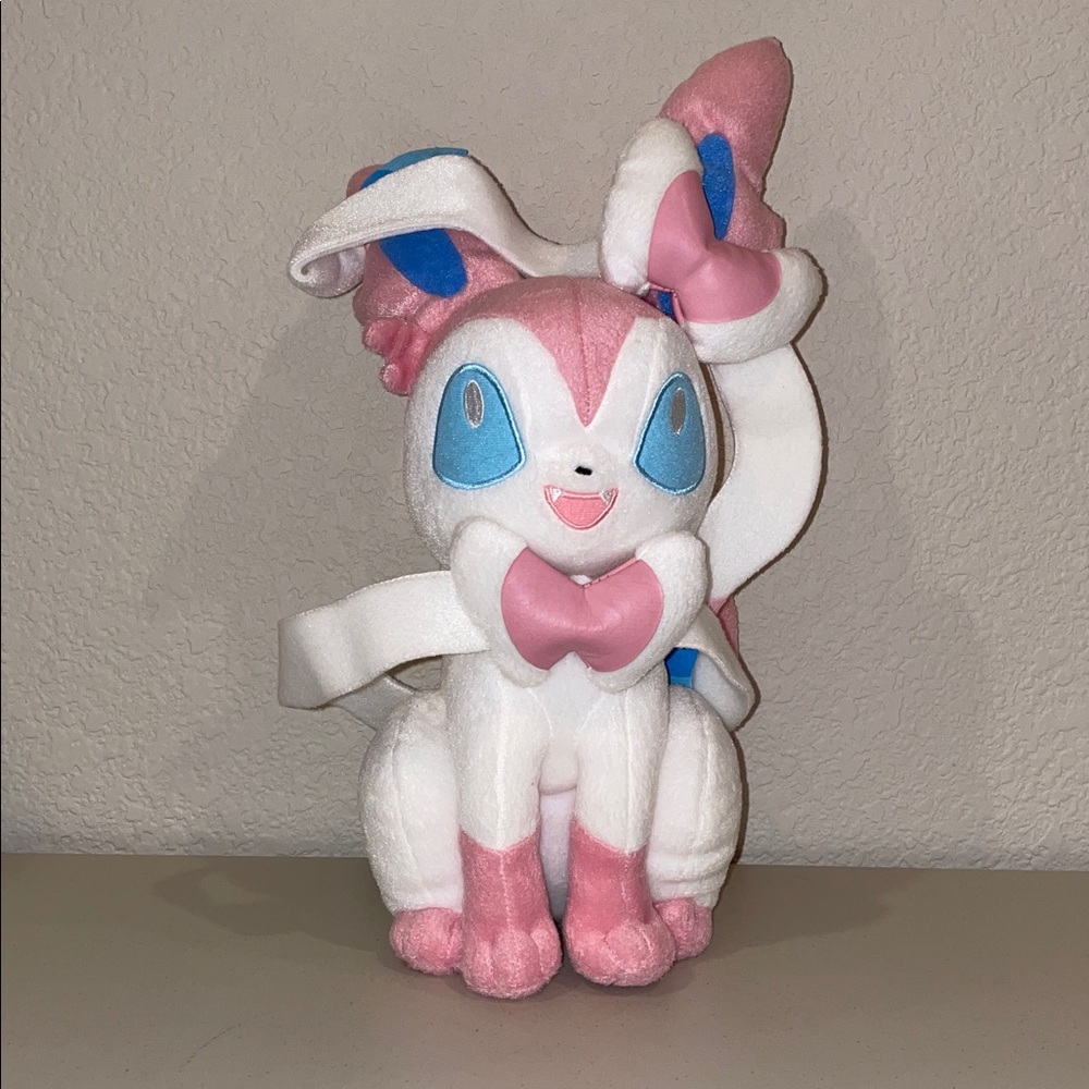 Pokemon Sylveon 13 Inch Stuffed Plush Fairy Eevee Evolution Anime